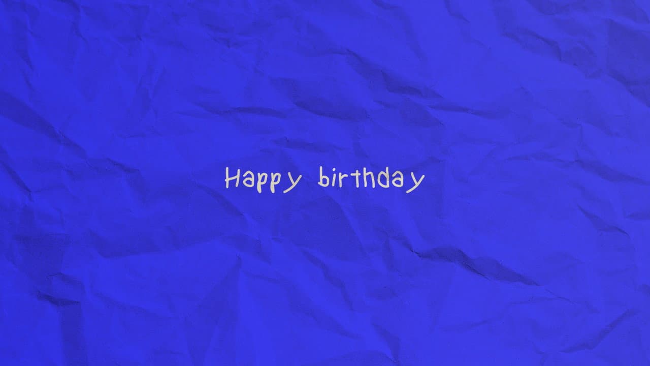 Happy birthday